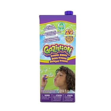 Imagem de Gazillion Soap Bubbles Original Premium Bubbles 1L Caixa: Bolhas de sabão gigantes, vivas e seguras com embalagem ecológica, verde
