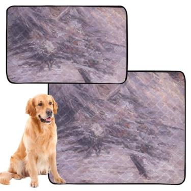 Imagem de TSENQUE Claude Monet Camille Sur Son Lit Demort Almofada reutilizável para gatos lavável para cães tapete de urina para cães fofos tapetes absorventes impermeáveis absorventes para cães, médio +