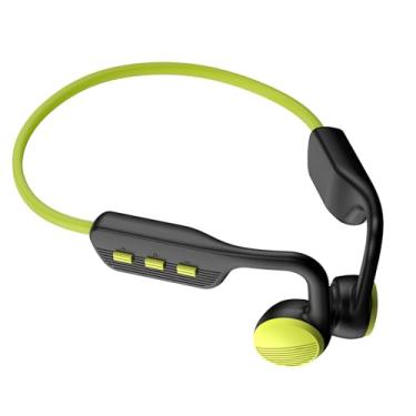 Imagem de Hostena Fones de ouvido de condução óssea sem fio design aberto – IPX5 à prova de suor, graves profundos, bateria 24H para esportes, trabalho, conscientização segura