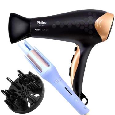 Imagem de Secador De Cabelo Philco Profissional 2200w Ion Ar Quente Frio Stilus 
