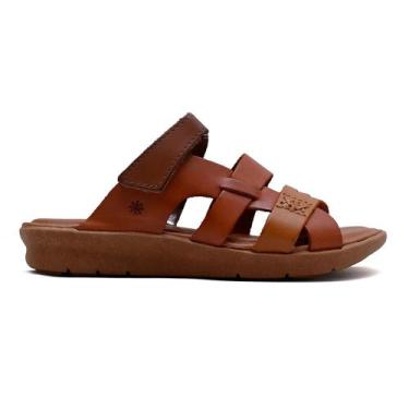 Imagem de Tamanco Plataforma New Face Mel New Multimix Feminino, Mel new multimi