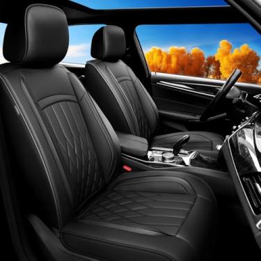 Imagem de Banklif Adequado para capas de assento Impreza compatíveis com Subaru Impreza 2012-2025 2026 - Protetor de almofadas de assento automotivo de couro respirável impermeável, compatível com airbag