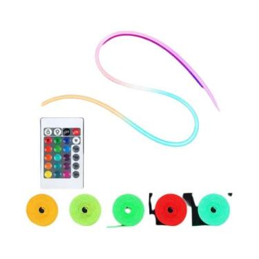 Imagem de Fitas De LED Neon RGB USB 5V À Prova d'Água Flexíveis IP65 Controle Pa