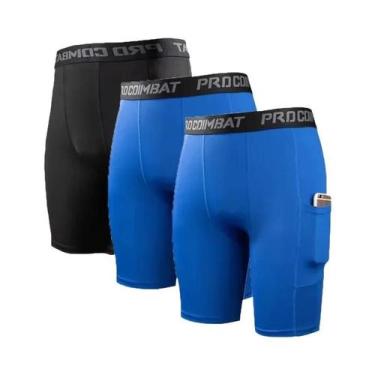 Imagem de Conjunto De 3 Cuecas Boxer Masculinas M-XXL De Secagem Rápida, Preto E