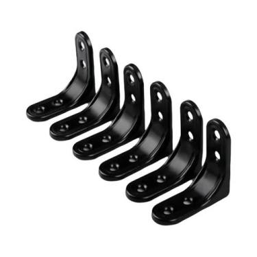 Imagem de Conector Em L De 90 Graus Para Reforço De Móveis, 6 Peças, Ferragem Pa