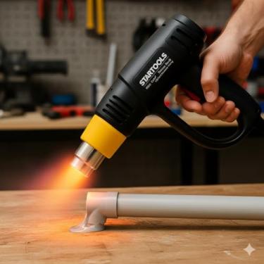 Imagem de Soprador Térmico de Calor com Bico Removível, Pistola de Ar Quente.