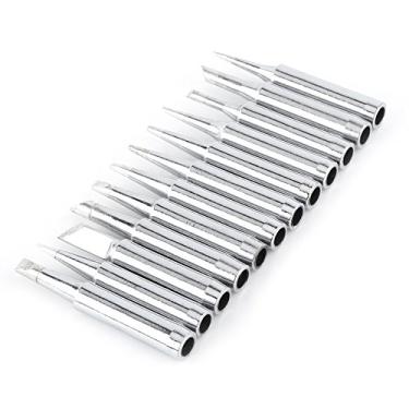 Imagem de Generic Kit de Pontas de Ferro de Solda Sem Chumbo, 12 Peças, para Ferramenta de Estação de Solda 900m-t, Pontas de Metal Banhadas Duráveis ​​para Trabalho Eletrônico Diy