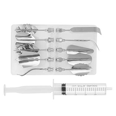 Imagem de Conjunto de Ferramentas Seringa Creme Piping Decoração Bolo com Bicos Aço Inoxidável Grau Alimentar e Plástico Pastelaria Reutilizáveis Ecológicas par