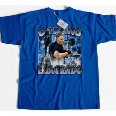 Imagem de Camiseta Padre Marcelo Rossi 1 Maromba Academia O Treino é Sagrado - l