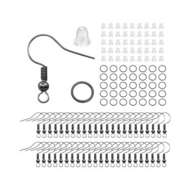 Imagem de Kit De Ganchos Para Brincos Hipoalergênicos Em Cores Mistas 100 300pcs