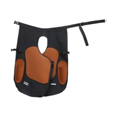 Imagem de menolana de ferrador ajustável em couro PU para ferraduras, ideal para ferraduras de precisão profissionais.