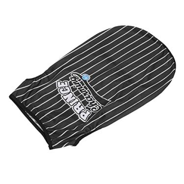Imagem de GOWENIC Cão Listrado Colete Solto Confortável Evitar Perda de Cabelo Roupas para Animais de Estimação para Rottweiler Mistura Roupas de Verão para Cães Grandes Raças (M)