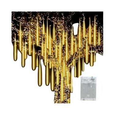 Imagem de Luzes LED De Chuva De Meteoros Caindo, Alimentadas Por Bateria, Fitas 