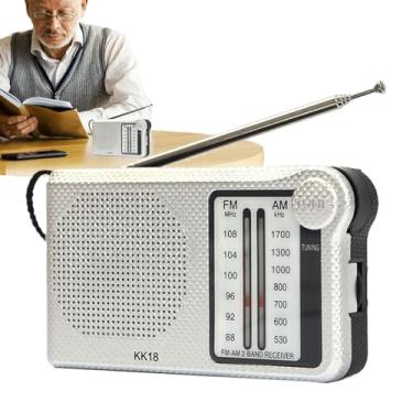 Imagem de Rádio AM FM - Rádio de Bolso com Alto-Falante - Receptor com Alça para Casa, Viagens, Acampamentos e Atividades ao Ar Livre