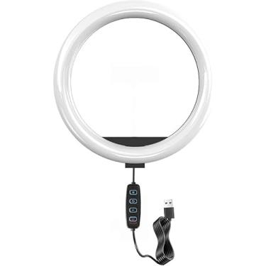 Imagem de HARZHI Ring Light Acessórios para cabine de fotos de 53 cm, para transmissão ao vivo e vídeo no YouTube, anel de maquiagem de mesa para fotografia