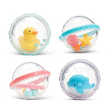 Imagem de Brinquedo de banho Munchkin Float & Play Bubbles para bebês e crianças pequenas