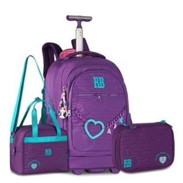 Imagem de Kit Escolar Rebecca Bonbon Mochila Lancheira e Estojo Box-Feminino