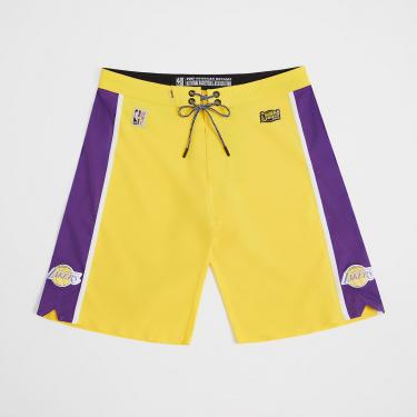 Imagem de Boardshort NBA Los Angeles Lakers Mitchell & Ness Subli Masculino-Masculino