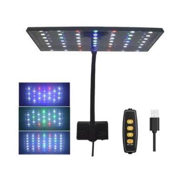 Imagem de Luz LED Para Aquário Com Brilho Ajustável E Dimmer, Lâmpada De Crescim