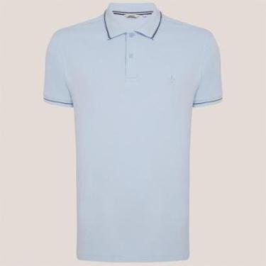 Imagem de Camisa Polo Dudalina Jacquard Gola Masculino-Masculino