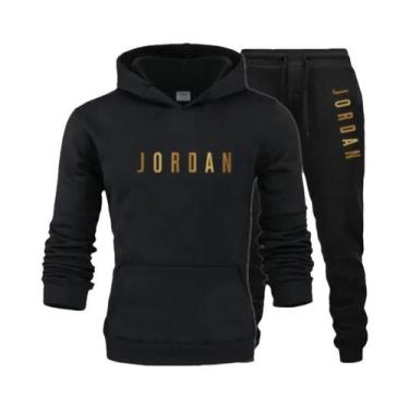 Imagem de Conjunto De Moletom Masculino De Lã Com Capuz Para Primavera, Casual, 