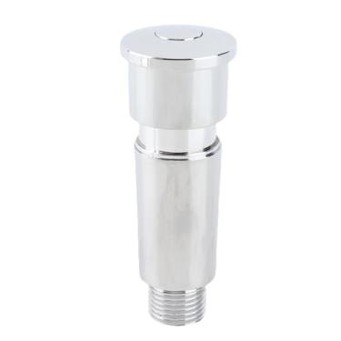 Imagem de Aoresac Kit de Reparo de Vaso Sanitário de Liga de Zinco, Peças de Tanque, Válvula de Descarga Com Botão Manual de Substituição G1/2, Apresenta Excelente Qualidade e Desempenho