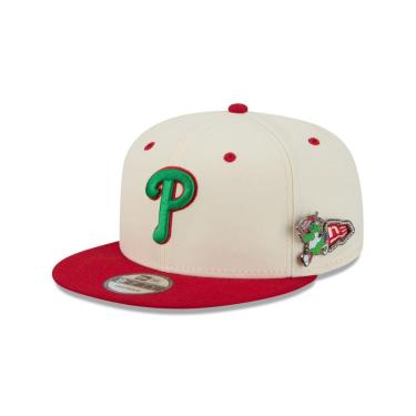 Imagem de BONE NEW ERA 9FIFTY SNAPBACK PHILADELPHIA PHILLIES MLB OFF WHITE-Masculino