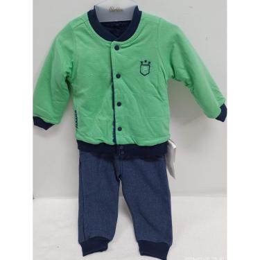 Imagem de Conjunto Menino Casaco Dupla Face Pelo Inverno Paraiso 14641-Masculino