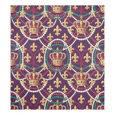 Imagem de Blueangle Capa de ímã de lava-louças coroa de carnaval de carnaval, decoração de capa frontal de lava-louças, adesivos de eletrodomésticos, adesivos de eletrodomésticos, 58 cm C x 66 cm adesivo