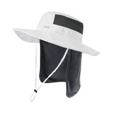 Imagem de Chapéu de Balde Tático para Pesca - Ajustável, Aba Larga, à Prova d'Ág