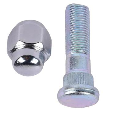 Imagem de Parafusos de roda para Legacy for Outback 2008-2018 1 conjunto de parafusos de cubo de roda de veículo Kit de porca de parafuso de aço acessórios de carro Oe 28365Fe001 28171Aj000