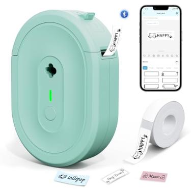 Imagem de Anycash Máquina de etiquetar com fita, mini impressora de etiquetas Bluetooth N12, etiquetadora térmica portátil, etiquetadora sem fio para casa, escritório, escola, organização de itens infantis