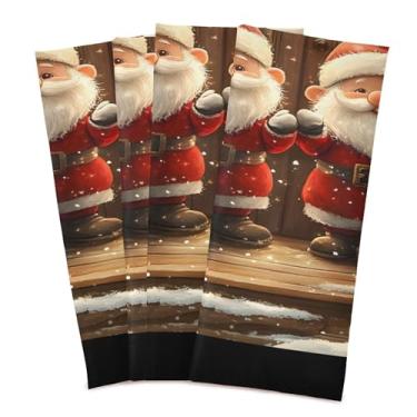 Imagem de xigua Gnomos fofos conjunto de 6 panos de prato de cozinha, macios e altamente absorventes de secagem rápida para limpeza de pratos e limpeza manual, 71 x 45 cm