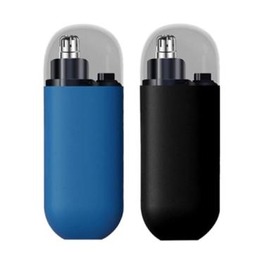 Imagem de Aparador de Pelos 5 em 1 | Nariz, Orelha, Bigode, Sobrancelha e Corte de Cabelo | À Prova D'água | Recarregável USB ou Pilha | Com LED e Capas Protetoras