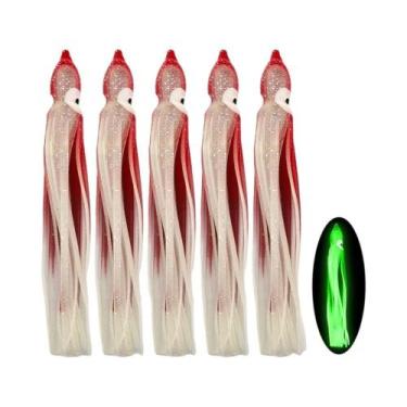 Imagem de 60-200mm Soft Octopus Isca Hoochies Saia de Lula Isca de Corrico PVC L