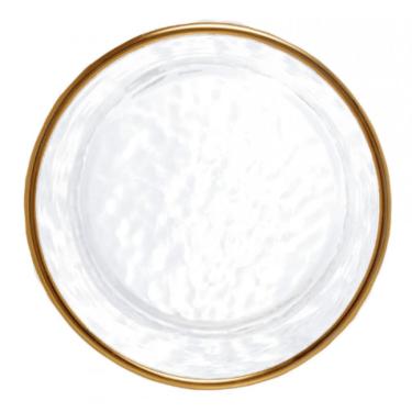 Imagem de Jogo de Copo Whisky Cristal Borda Dourada 340 Ml - Lyor