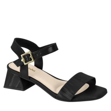 Imagem de Sandália Infantil Menina Salto Bloco Molekinha 2347.100, Dourado glitt