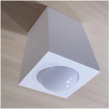 Imagem de Spot Sobrepor Branco Quadrado Kube Para E27