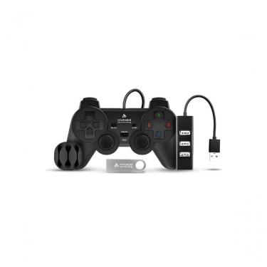 Imagem de Kit Gamer Vivensis Vx10 Controle + Hub + Pendrive