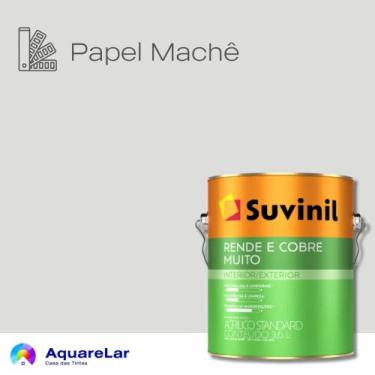 Imagem de Rende & Cobre Muito Suvinil Fosco 3,2L, PAPEL MACHÊ