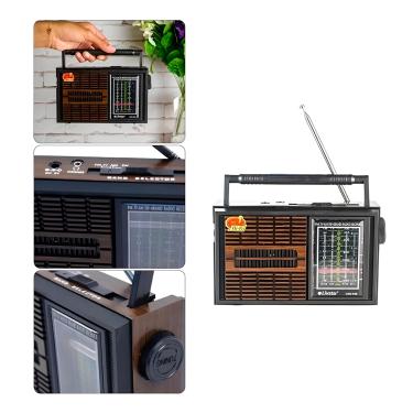 Imagem de Rádio Vintage 4 Frequências AM FM TV SW Fone de Ouvido