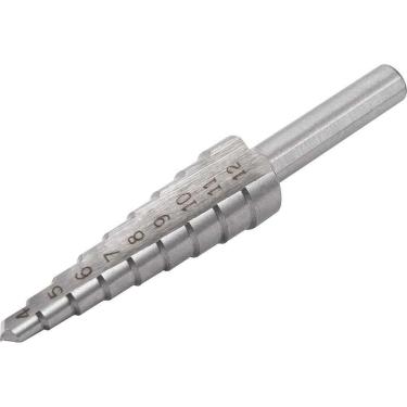 Imagem de Broca De Aço Rápido, Escalonada, 4 Mm A 12 Mm, Vonder