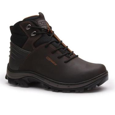 Imagem de Bota Masculina Em Couro Gogowear Com C.A Lançamento C.A 43.770, Café, 