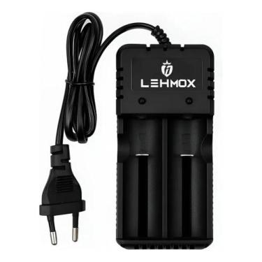 Imagem de Carregador Bateria Duplo LED 26650 18650 14500 16340 Bivolt 110/220V c