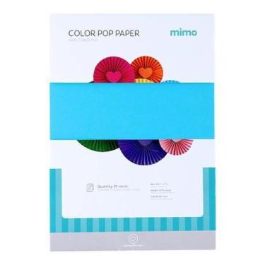 Imagem de Papel Color Pop Azul Céu Mimo - A4 - 180 gr - 25 unds