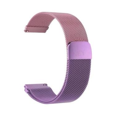 Imagem de Pulseira De Malha Milanesa Compatível Com Amazfit 20mm/22mm Para Relóg