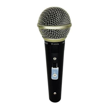 Imagem de Microfone Leson Sm58 P4 Preto Brilhante