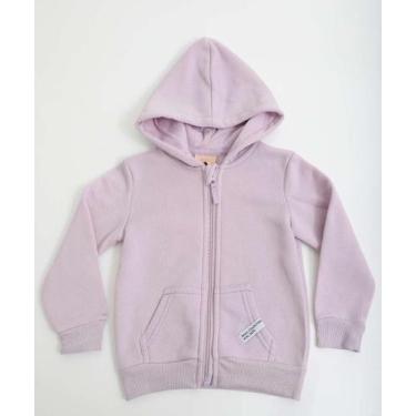 Imagem de Casaco Infantil Moletom Flanelado Marisa Tam 1 a 3 Rox-50067, 3, Roxo