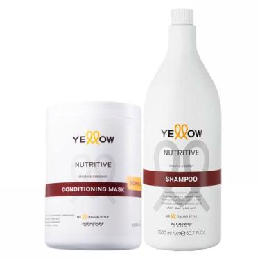 Imagem de Kit Shampoo Yellow Nutritive 1.5L + Máscara 1kg