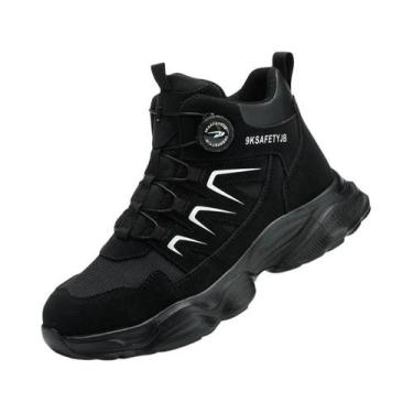 Imagem de Botas De Trabalho Indestrutíveis Com Biqueira De Aço Para Homens, Anti